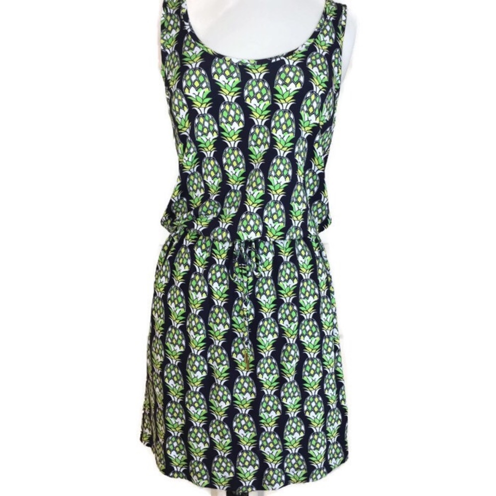 J. Crew Knit Tank Dress Pineapples! NWT